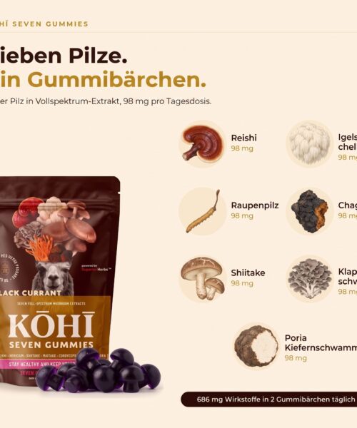 KŌHĪ Seven Gummies – Bild 2